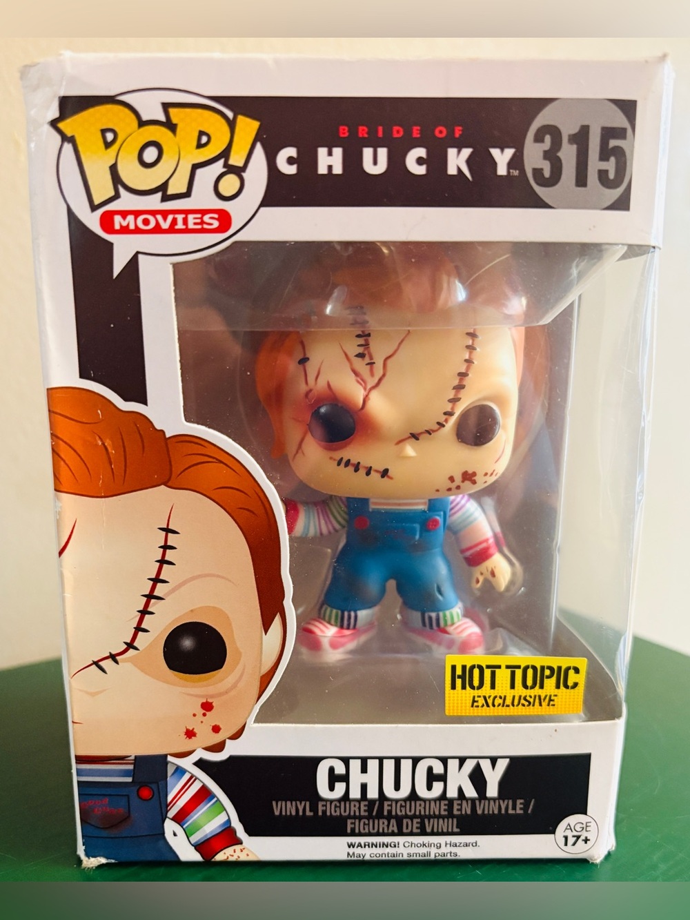 Funko Pop! Movies Chucky #315 Bride of Chucky Hot Topic Exclusive